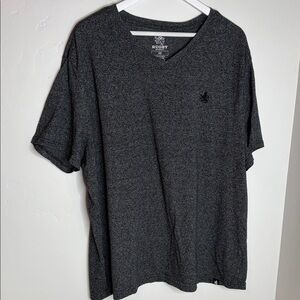 Rugby Charcoal V-Neck Men's Tee